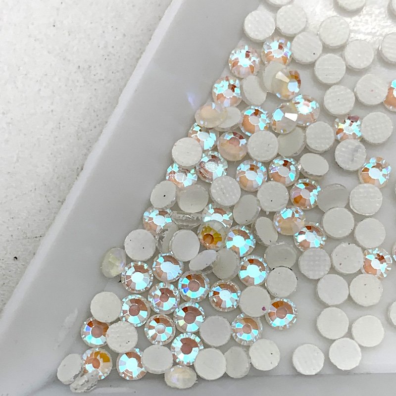 Factory direct sale 500 gross packing ss10 hot fix rhinestones neon rose AB for garments