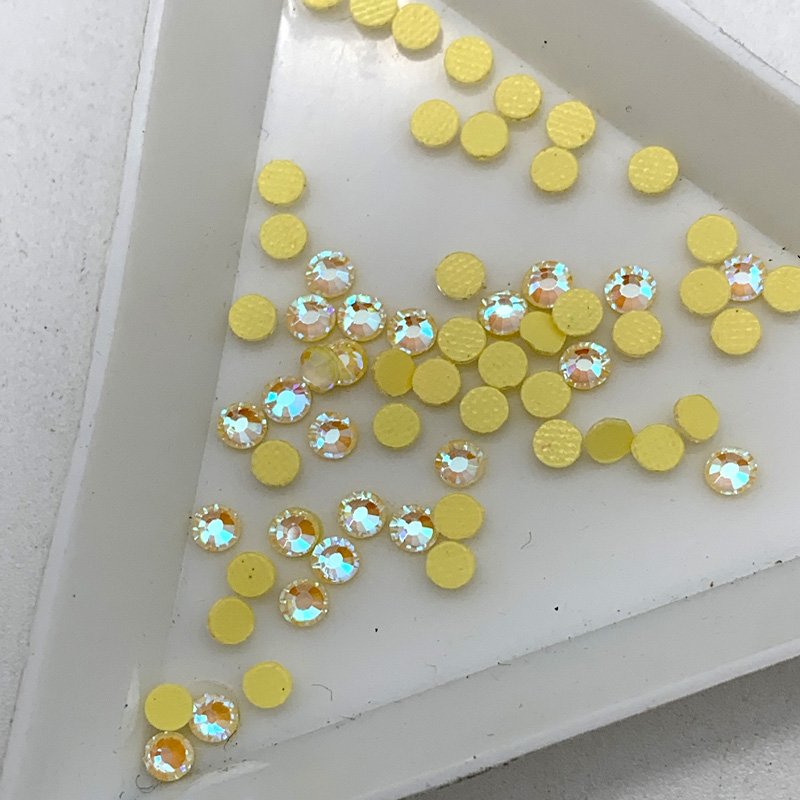 Factory direct sale 500 gross packing ss10 hot fix rhinestones neon rose AB for garments