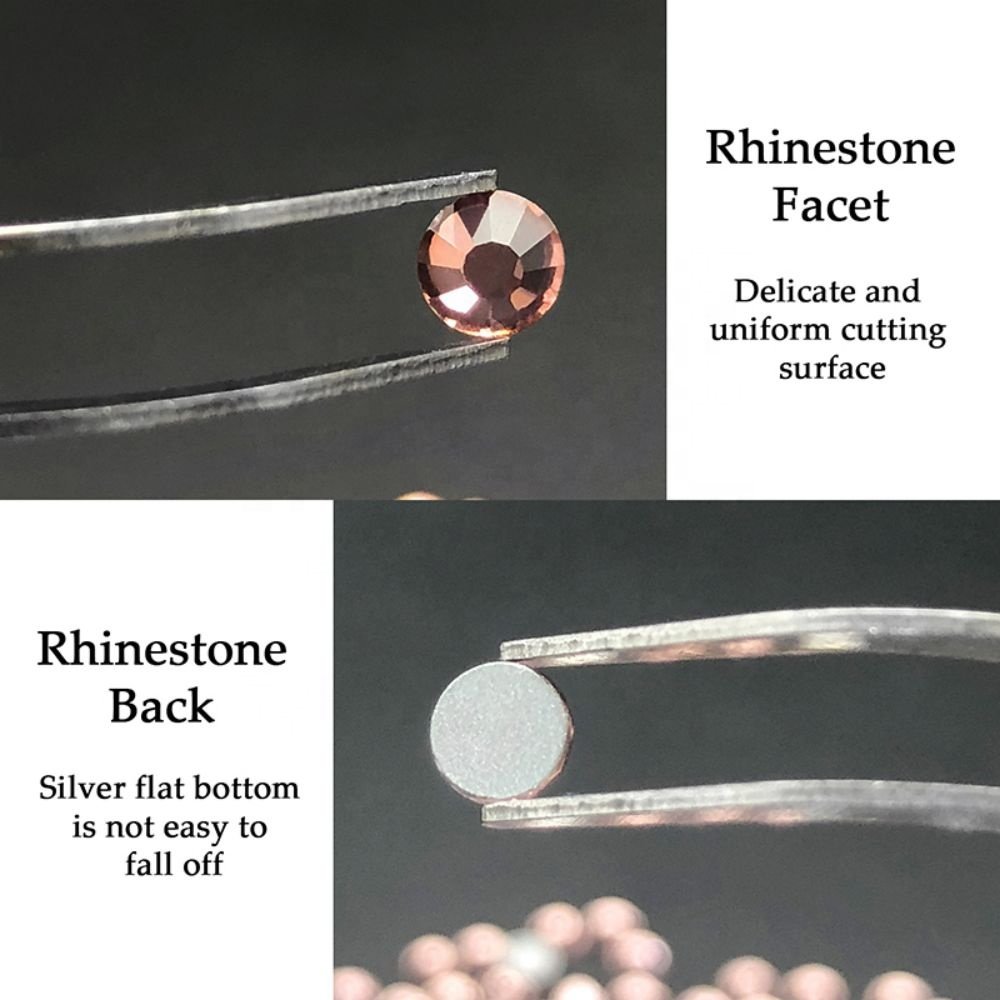 C&Y No Hot Fix Crystal Light Amethyst Stones SS6 SS8 SS10 SS12 SS16 SS20 SS30 SS34 SS40 Rhinestones Bulk