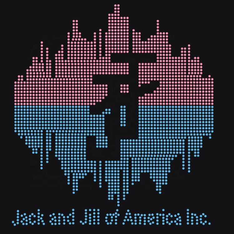 Custom Hotfix Heat Press Iron On Patches 1938 Jack and Jill of America Sorority Logo Patch Rhinestone Transfer