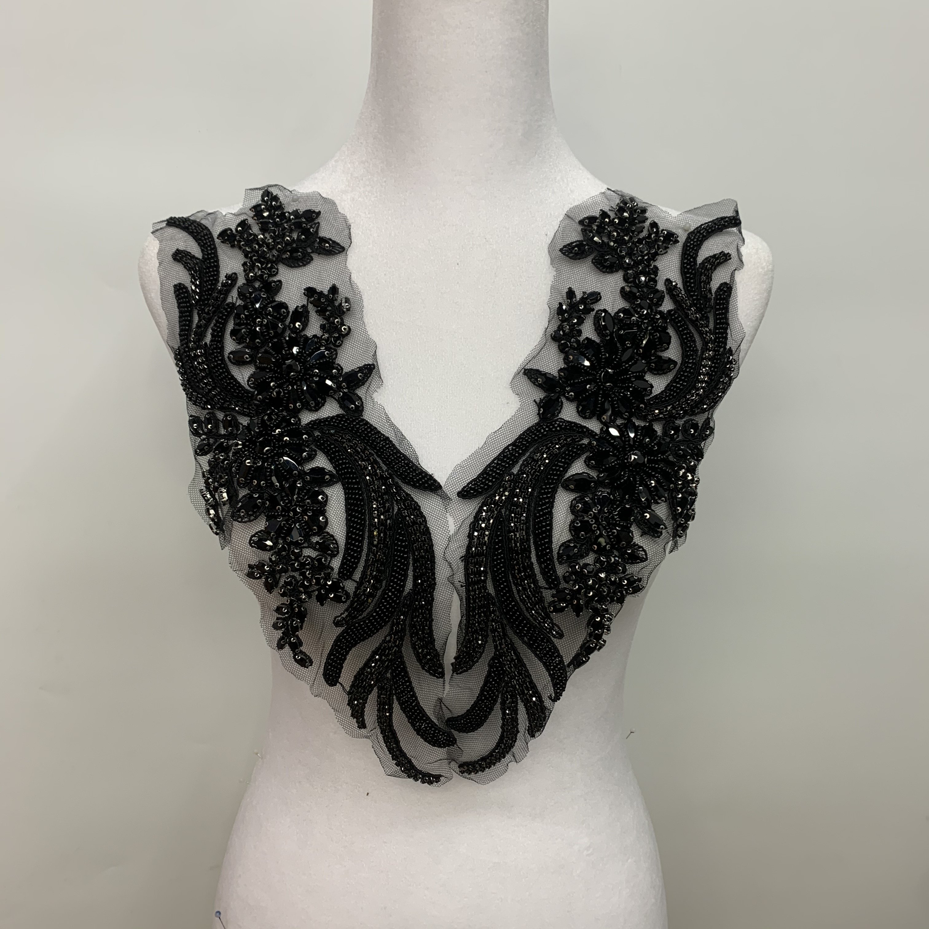 Fashion rhinestone crystal applique patch