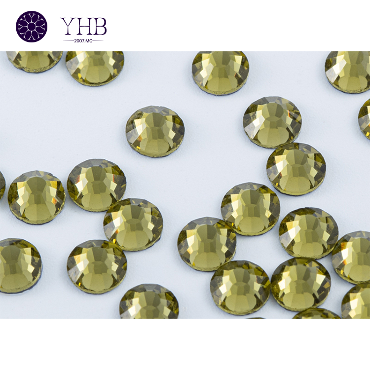 YHB Wholesale Factory Price Lead Free Dmc Clear Ab Hotfix Rhinestone For Shoes