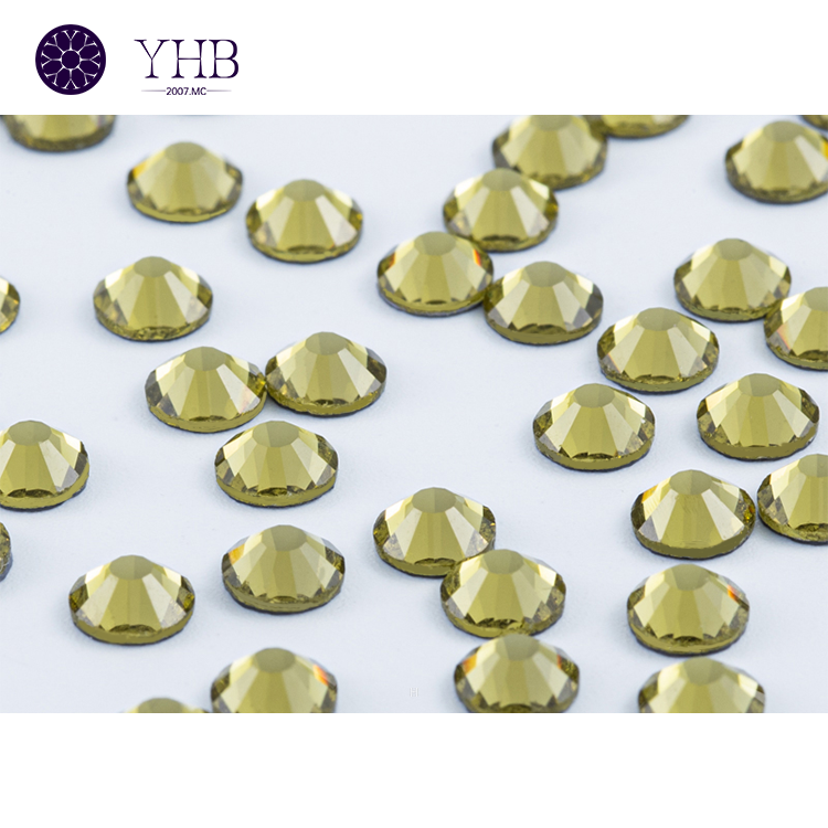 YHB Wholesale Factory Price Lead Free Dmc Clear Ab Hotfix Rhinestone For Shoes