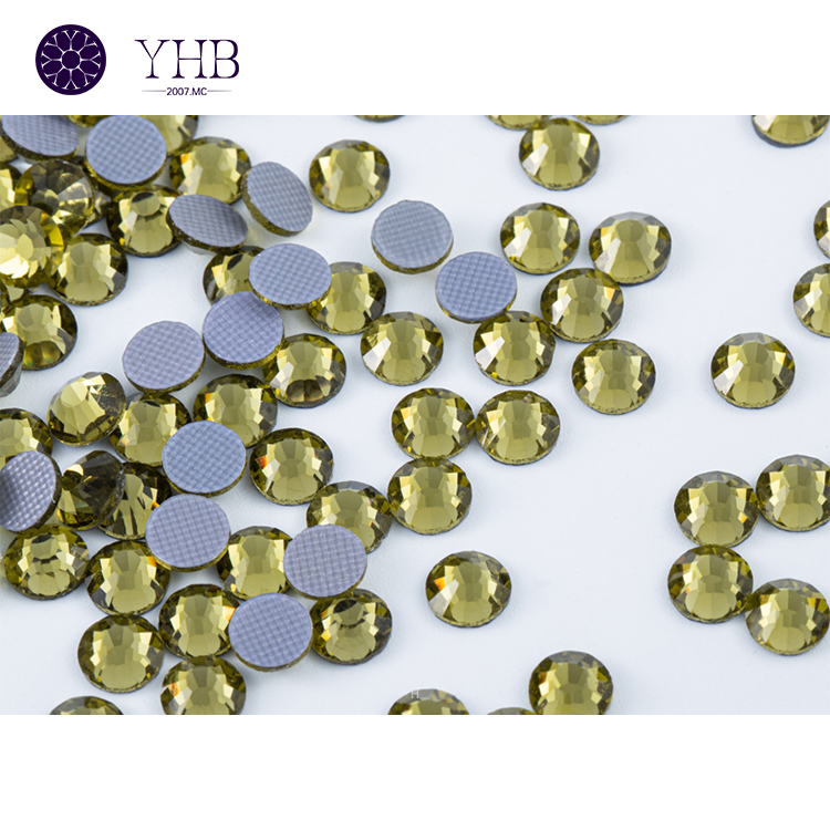 YHB Wholesale Factory Price Lead Free Dmc Clear Ab Hotfix Rhinestone For Shoes
