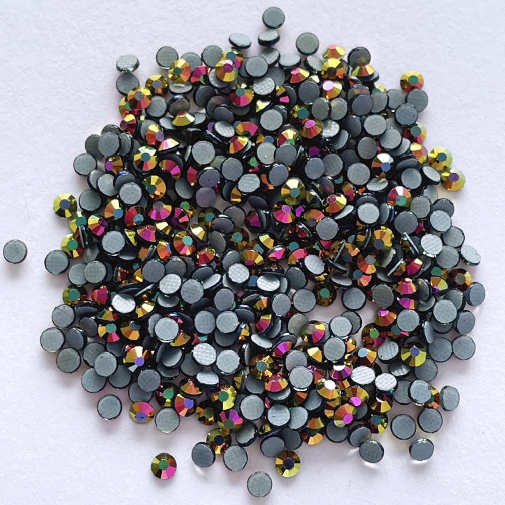 Grade AA Hot Fix Rhinestone SS6-SS30 Rainbow Rose Crystal Mobile Phone Shell Garment Shoes Cups Shoes Making Machine Art Shoes