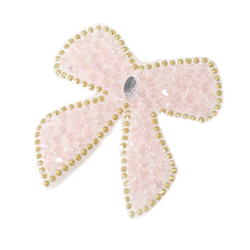 Custom Design Bling Bling Crystal Glass Rhinestone Butterfly Patch Glass Rhinestones Patches For Tshirt Hats Shoes