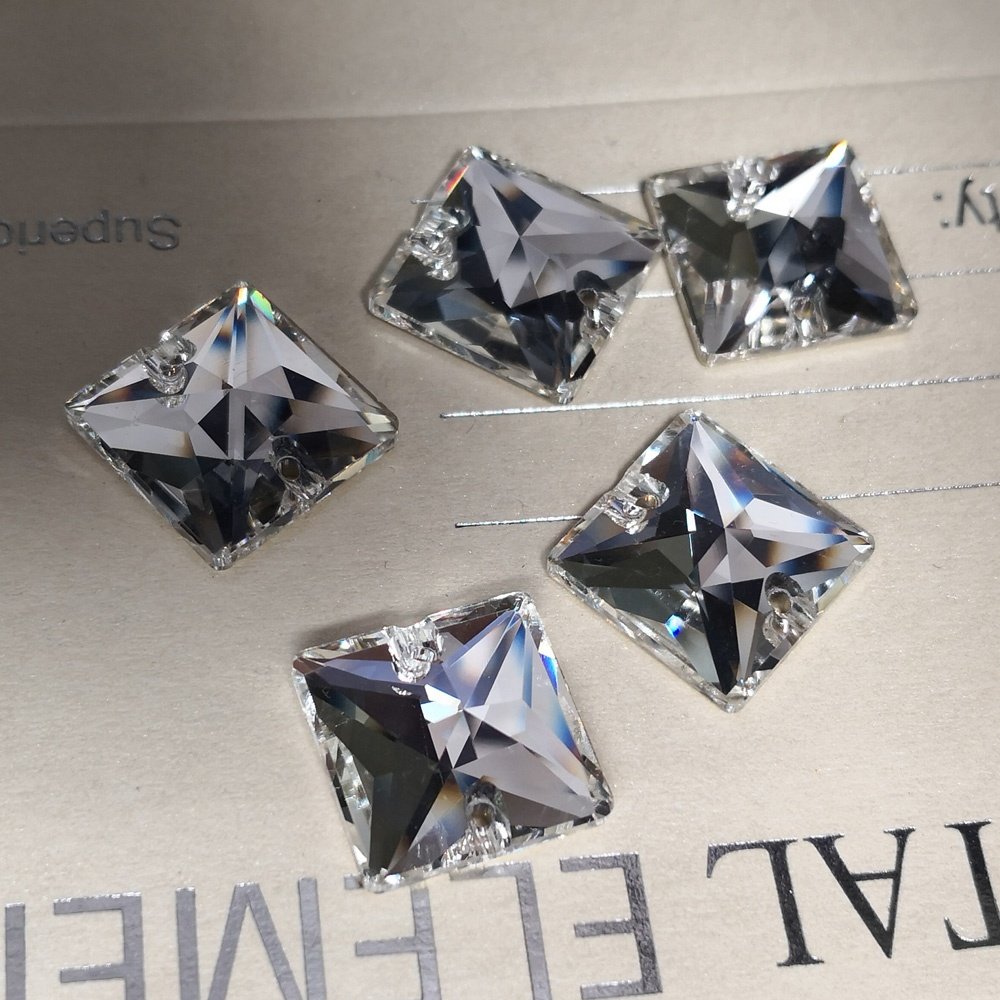 Yanruo Sew On Crystal Clear Strass Flat Back Rhinestone Glass Sewing Stone Sew Textil Rhinestones For Wedding Dress