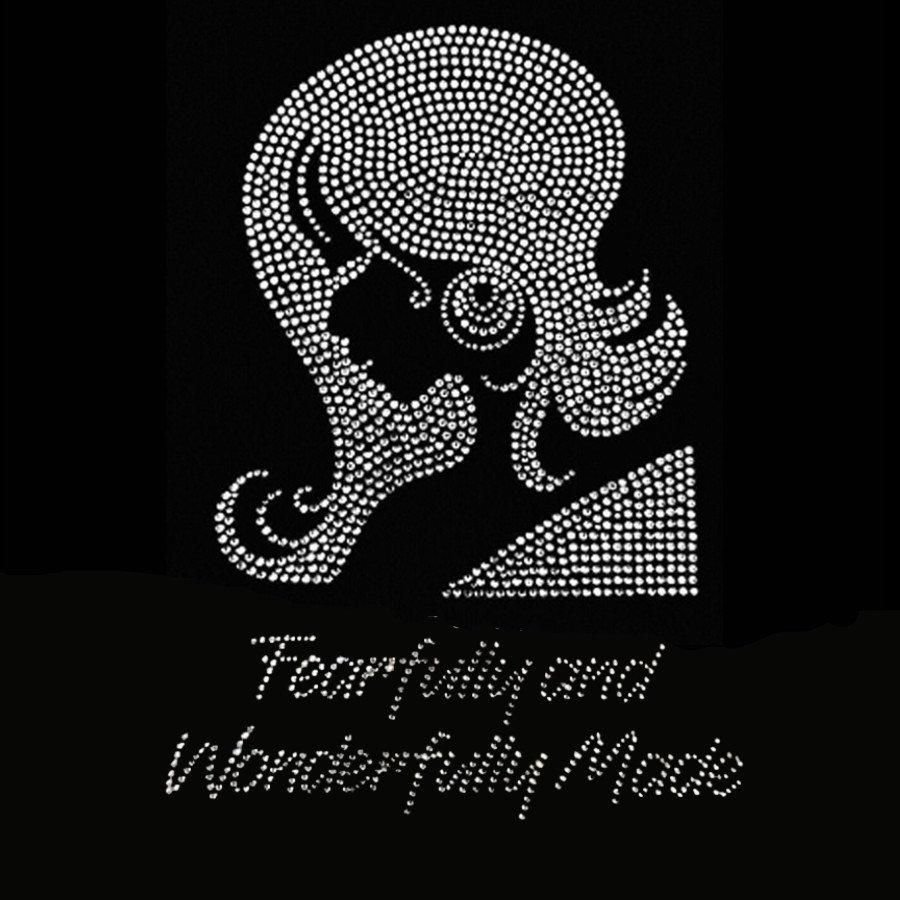 Custom Crystal Rhinestone Transfer Hot fix rhinestone for T-shirt