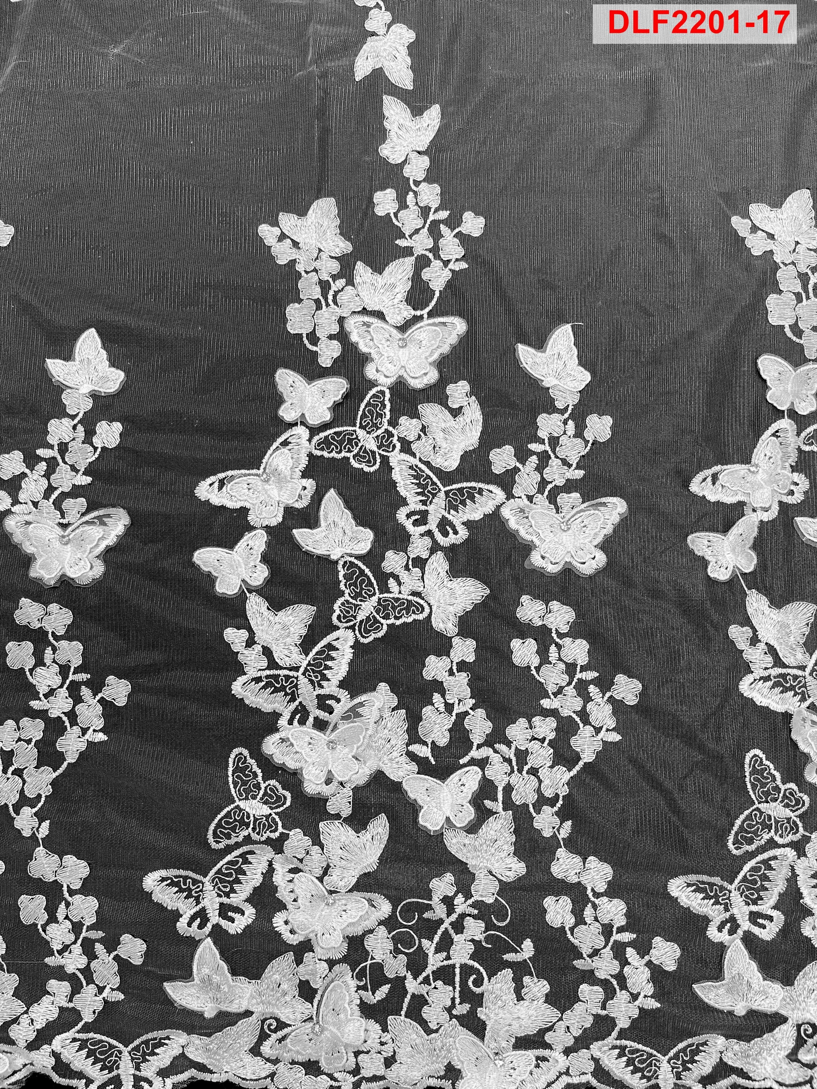 Telas con mariposas y flores 3d butterfly with crystal rhinestone luxury beaded lace mesh fabric for dresses