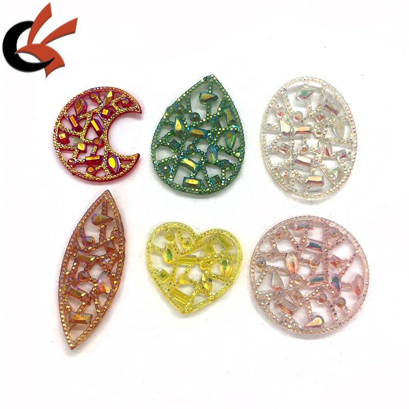Factory wholesale various shape and size shinning resin rhinestones