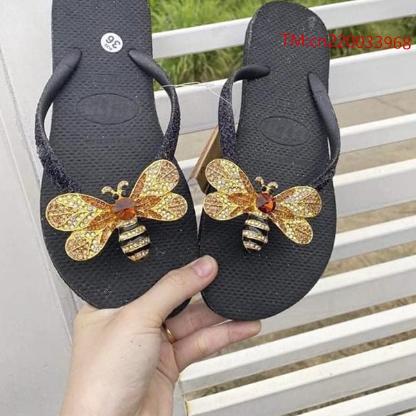 Wholesale Blue rhinestones bow charms vintage Flip Flops shoe decorations fashion shoe ornaments handmade shoe accessories