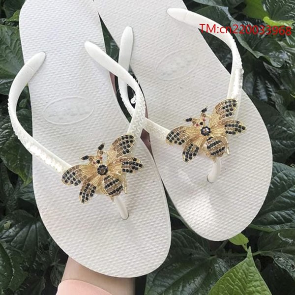 Wholesale Blue rhinestones bow charms vintage Flip Flops shoe decorations fashion shoe ornaments handmade shoe accessories