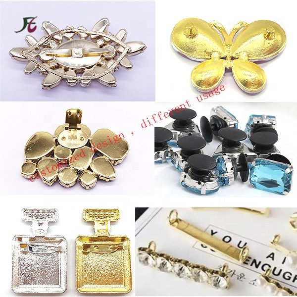 Wholesale Blue rhinestones bow charms vintage Flip Flops shoe decorations fashion shoe ornaments handmade shoe accessories