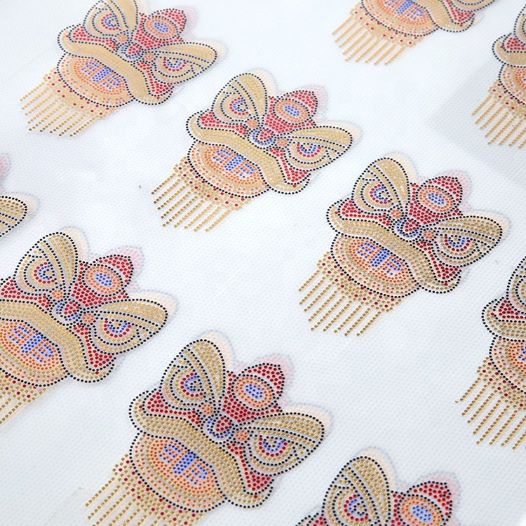 New Design Custom Logo Hotfix Bling Paillettes Glitter Heat Transfer Cristal Sequins for Applique