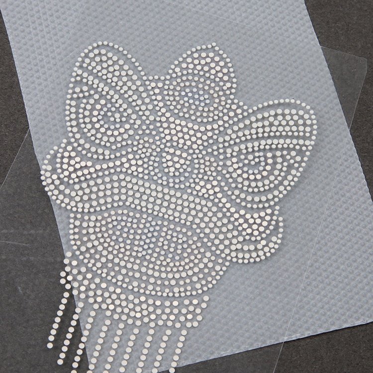New Design Custom Logo Hotfix Bling Paillettes Glitter Heat Transfer Cristal Sequins for Applique