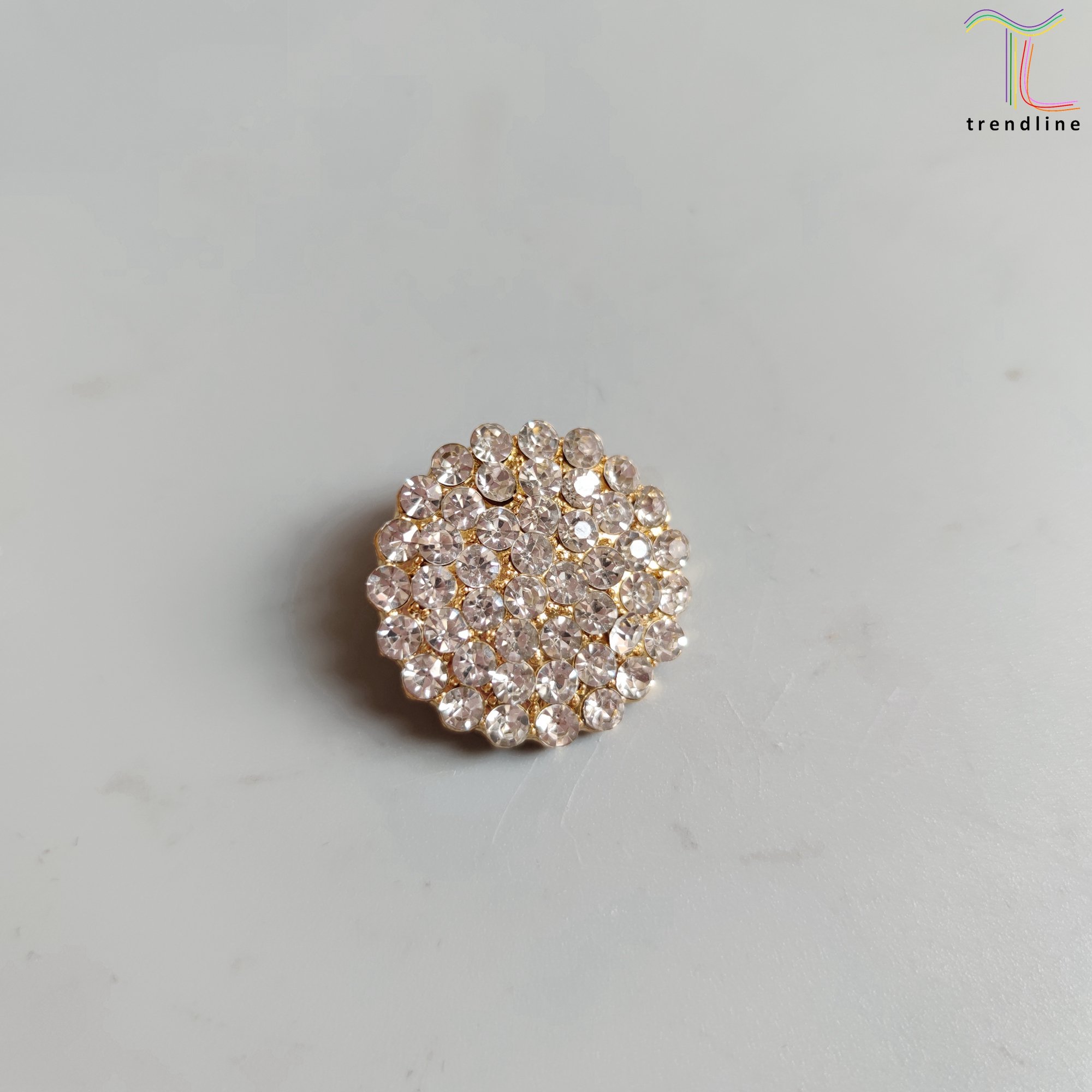 40L little sky star gypsophila rhinestone crystal buttons
