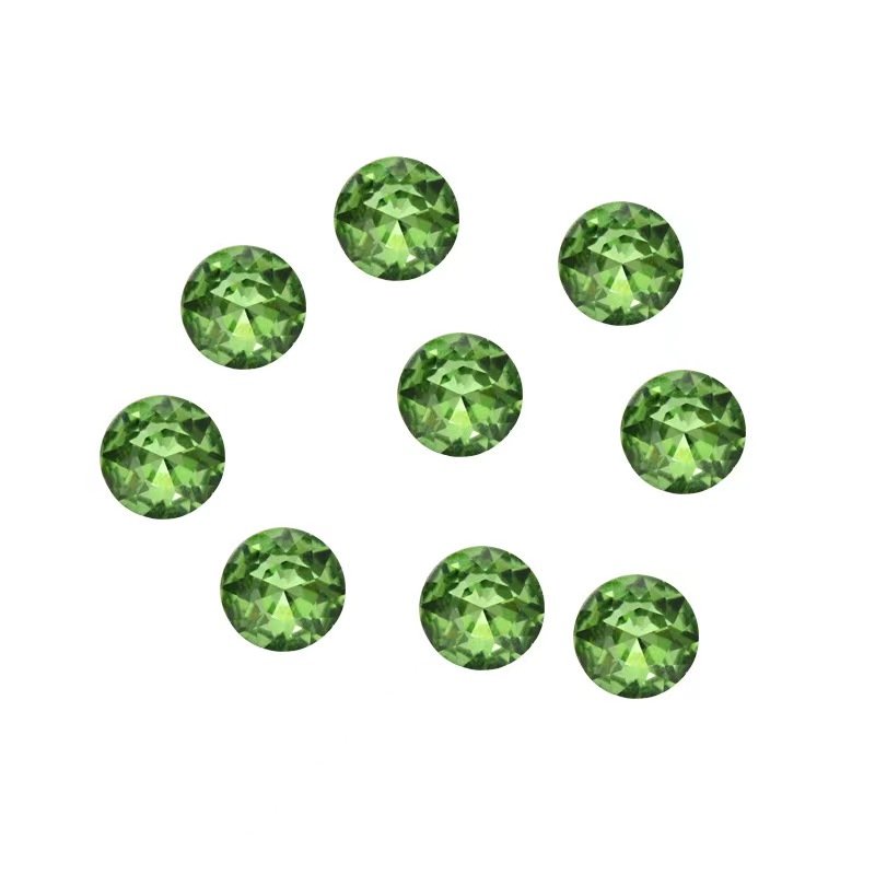 High Quality Point Back Regular Rilvoli Stone Glass Rhinestone For Nail Accessories