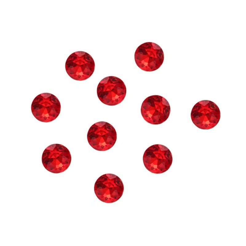 High Quality Point Back Regular Rilvoli Stone Glass Rhinestone For Nail Accessories