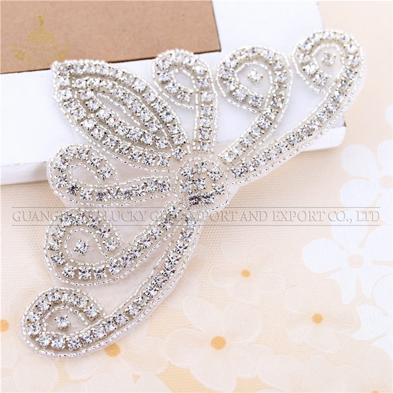 Rhinestone bead crystal Crystal Hot Fix Clear Rhinestones Designs Crown model
