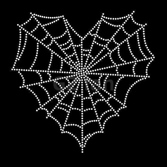 Bling Rhinestone Halloween Strass Template Custom Rhinestone Design Hot-fix Iron On Halloween Rhinestone Transfer Patch