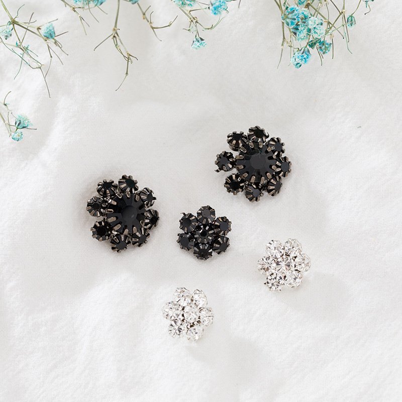 Hot Selling Metal Overcoat Button Rhinestone High-end Clothes Decoration Fancy Buttons Garment Accessories