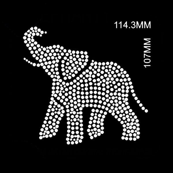 Custom rhinestone logo heat transfers motif rhinestone heat transfer rhinestone