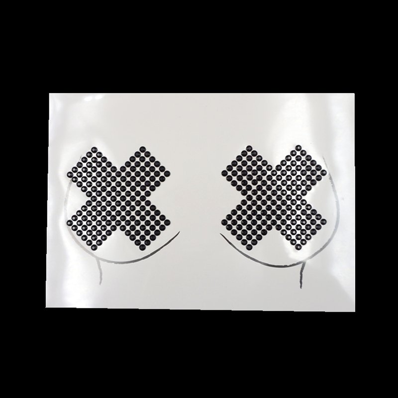 Free sample rhinestone headpiece Body Gems Sticker Breast Jewels Face Tattoo Chest nipple sticker Rhinestone for Women