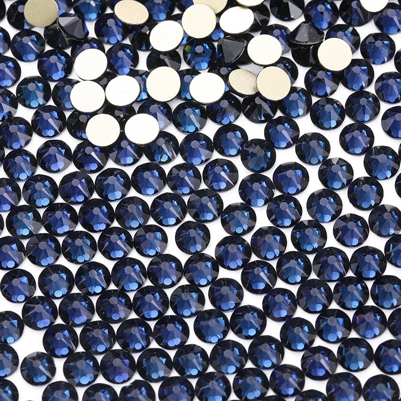 16 Facet High Quality Non Hot Fix Flat Back Glass Rhinestones For Shoe Nail Art Accessories Decoration Luxe SS20 Rhinestones
