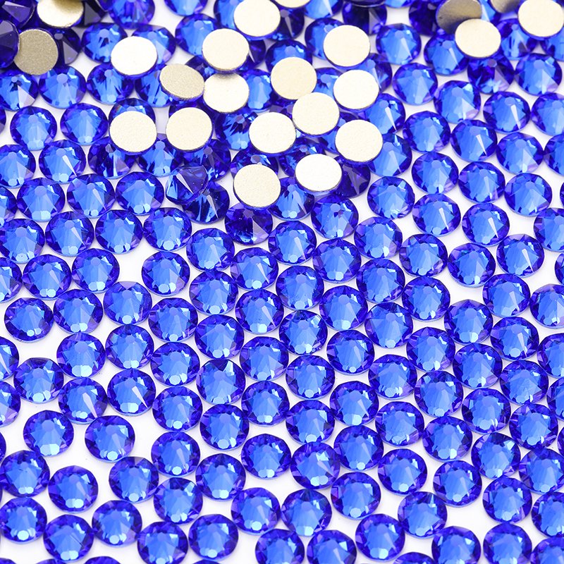 16 Facet High Quality Non Hot Fix Flat Back Glass Rhinestones For Shoe Nail Art Accessories Decoration Luxe SS20 Rhinestones