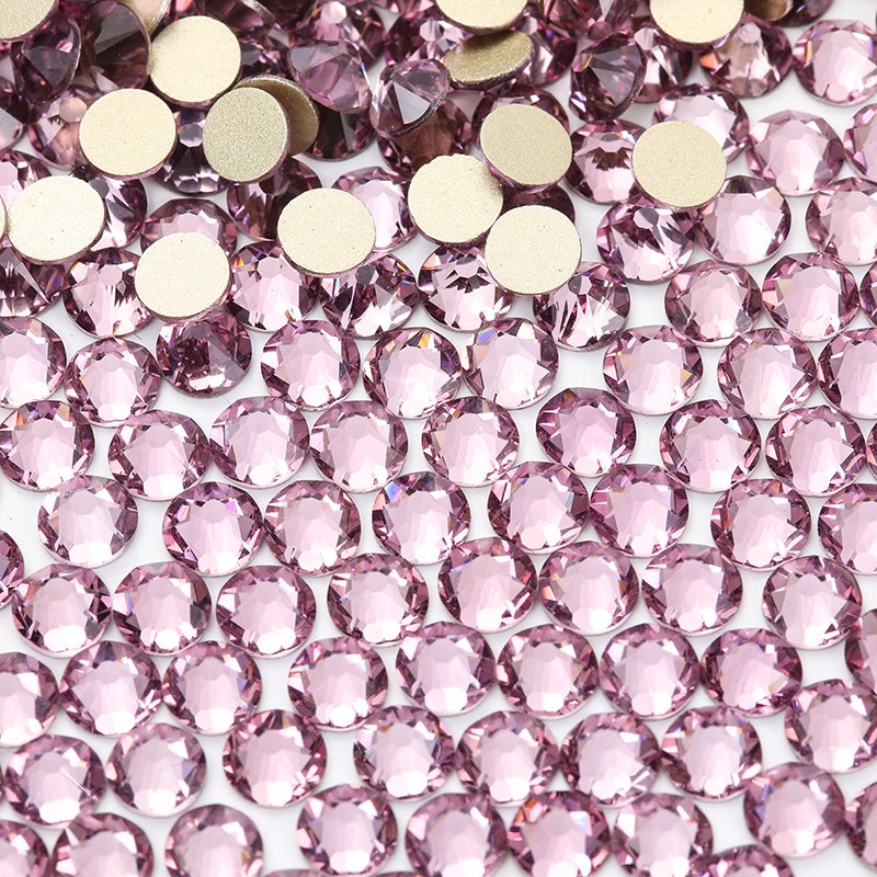 16 Facet High Quality Non Hot Fix Flat Back Glass Rhinestones For Shoe Nail Art Accessories Decoration Luxe SS20 Rhinestones