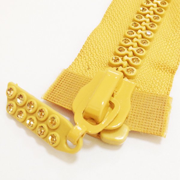 Fashion designed low price rhinestone zipper rhinestone zipper puller