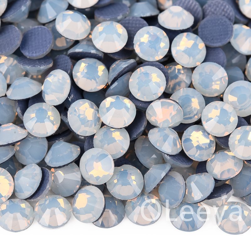 Oleeya Luxe Iron On Strass P32~P96 Glass Hot Fix Crystal Rhinestones For Garment Accessories