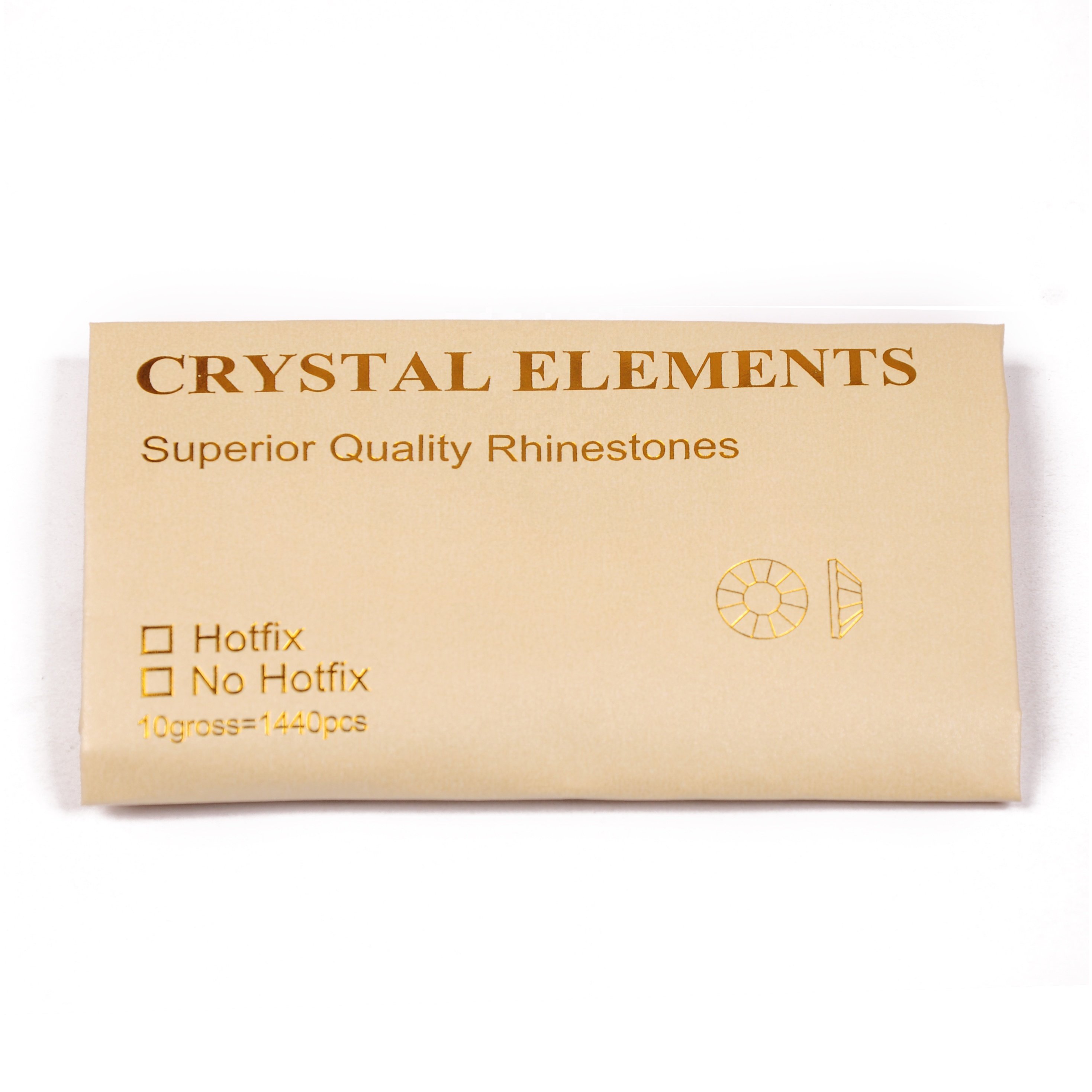 Yanruo clear AB 16 cut shiny hot fix flat back rhinestone for craft decoration stones