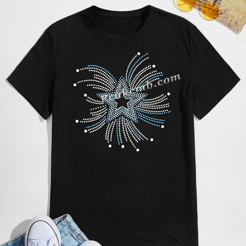Wholesale Customized Rhinestone Heat Transfer Crystal Bling