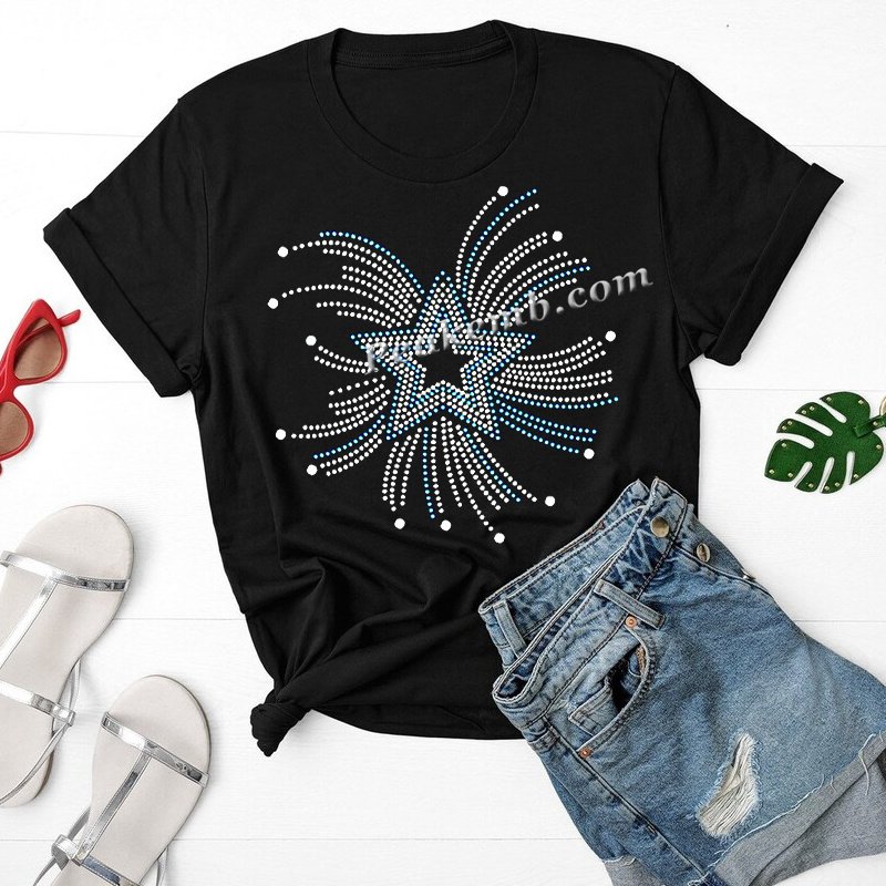 Wholesale Customized Rhinestone Heat Transfer Crystal Bling