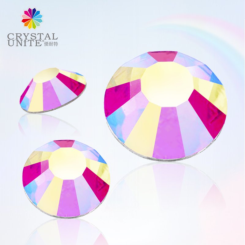 Upgraded Quality Flat Back Optical Glass Hot Fix Rhinestone Colors AB & Coating Heat Transfer Strass Bling Gem Jewel Bead