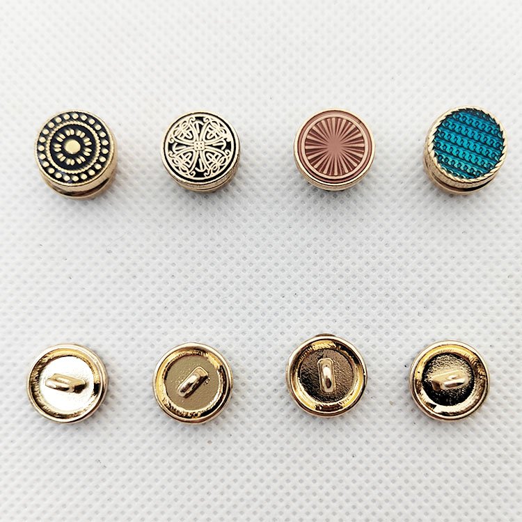 New Design Square Unique Rhinestone Silver Hollow Sewing Shank Zircon Button For Garment