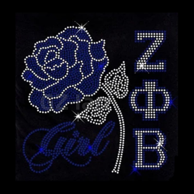 High Heel Heat Press Rhinestone Design Delta Sigma Sorority Motif Hot-fix Crystal Iron On Transfer Rhinestone
