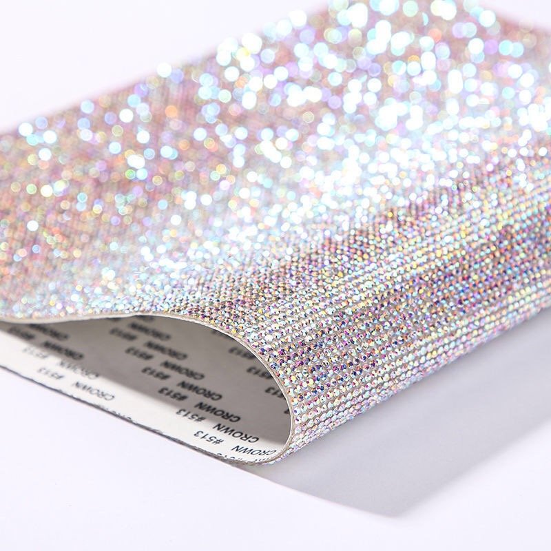Self adhesive gem sticker car decoration Glitter suitable for DIY self adhesive mesh handicrafts