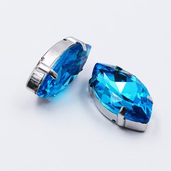 Silver+aquamarine
