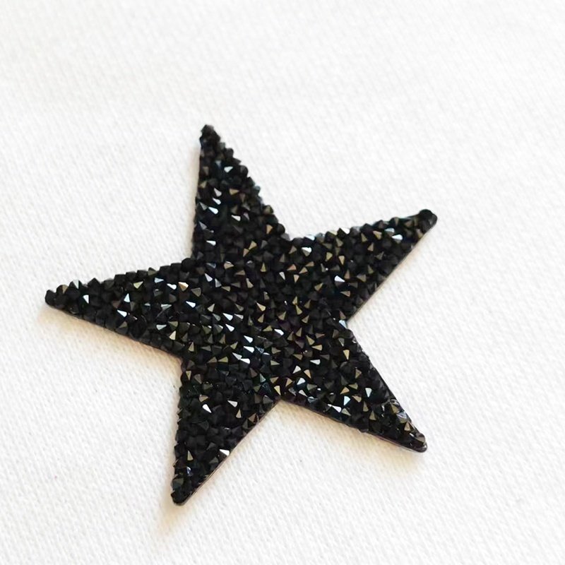 Exquisite decorative crystal hot selling new product hot melt adhesive rhinestone heat transfer label for T-shirt