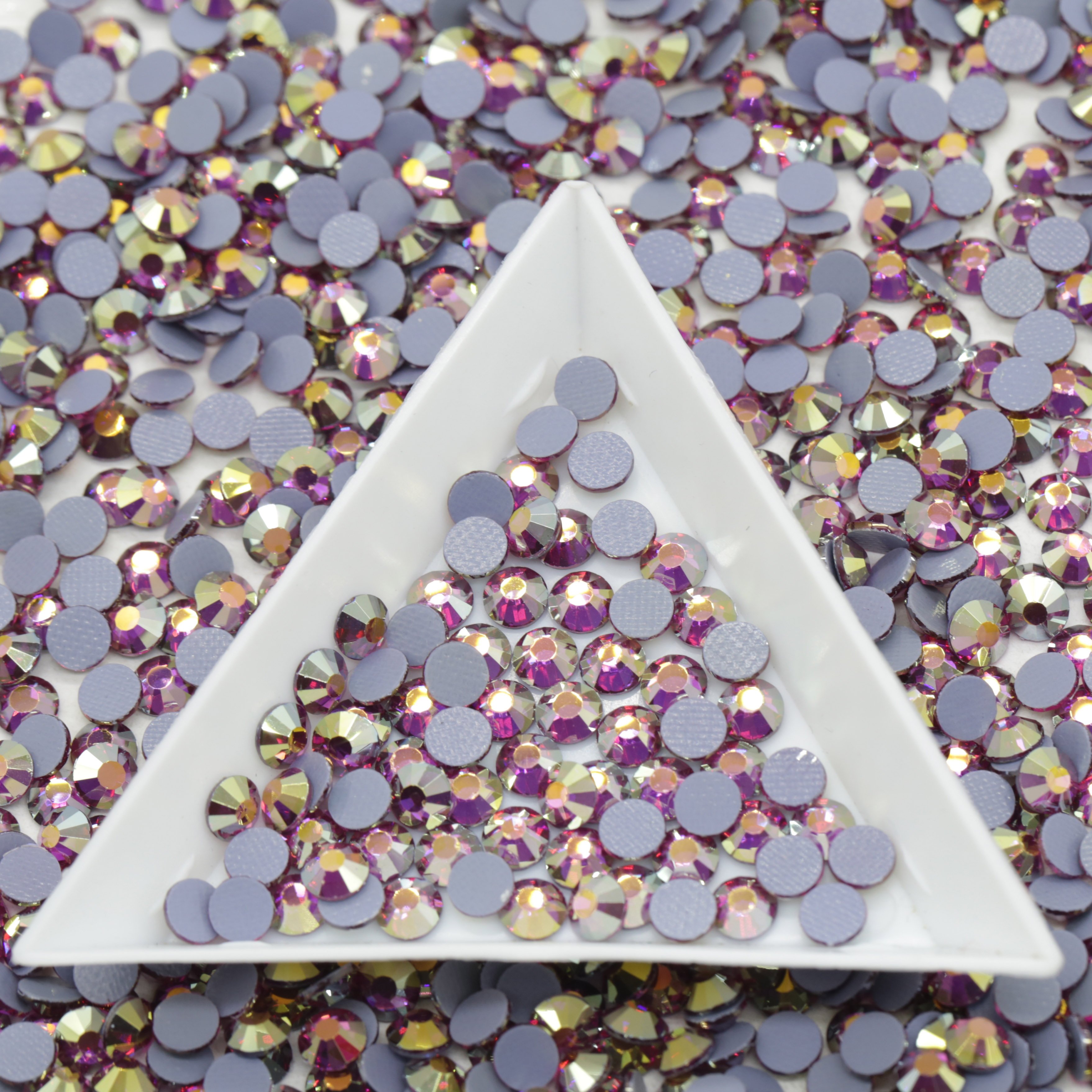 WHATSTONE SS8 SS10 SS16 SS20 Crystal Glitter Strass Flatback Hot Fix Transparent AB Glass RHinestones For Dress Nail Decoration