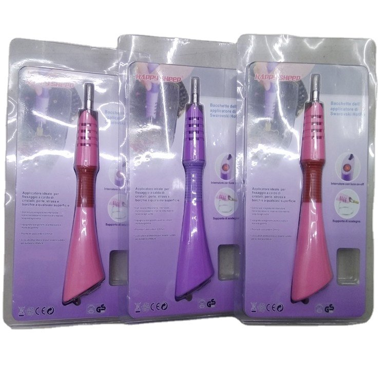 7 Sizes Mold Crystal Rhinestone Hot Fix Machine Applicator Wand Tool With Stand Rhinestone Pens Hand Home
