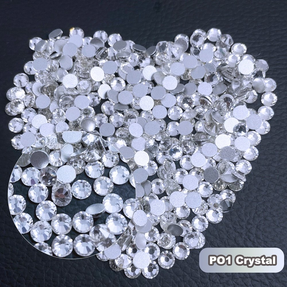 Yantuo Crystal Envelope Packaging Wholesale Quality Crystal Rhinestones Flat Back Non Hotfix Rhinestones Glass 2 Bag Lead Free