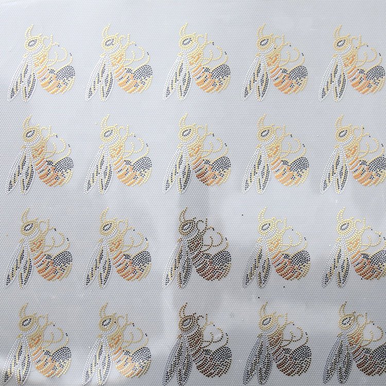 Heat Transfer Labels Factory Custom Logo Laser Glitter Hotfix Appliques Sequins Spangles for Clothing