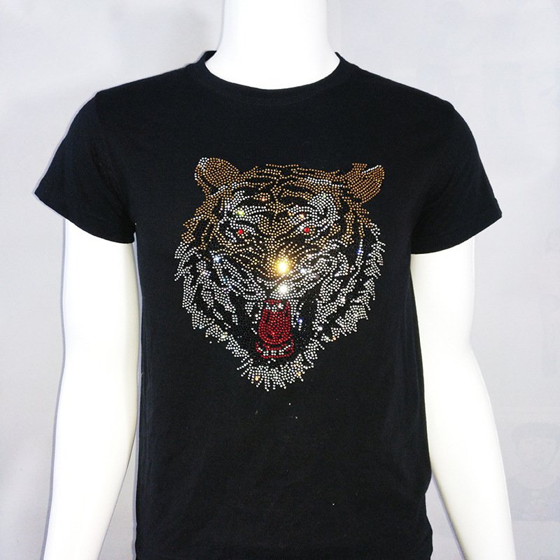 High quality glass rhinestone hot fix rhinestone applique hot fixed crystal rhinestone flat back