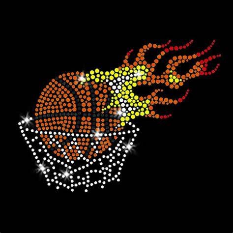 Factory Custom basketball MOM designs hot fix Rhinestone Transfer Bling bling Iron on transfer for shirt hoodies
