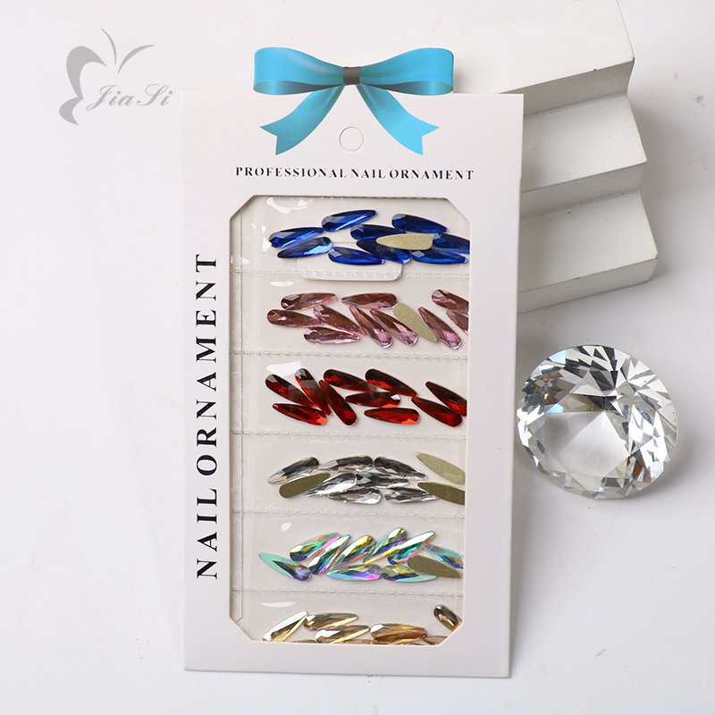 Wholesale Price Mixed Crystal Rhinestones Glass Non Hotfix Nail Rhinestones
