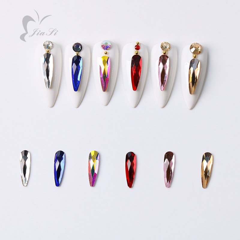 Wholesale Price Mixed Crystal Rhinestones Glass Non Hotfix Nail Rhinestones