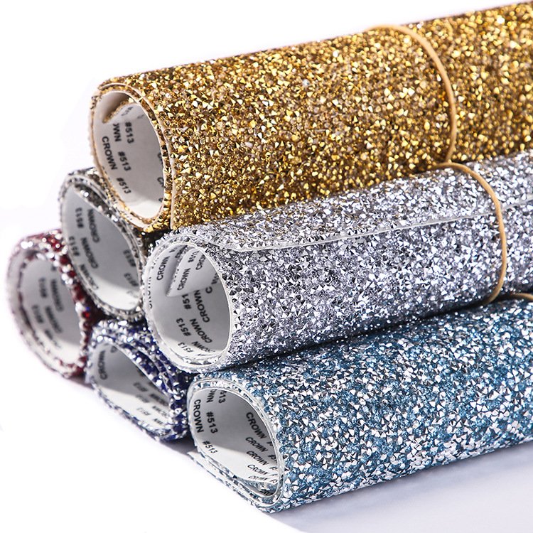 Self Adhesive 3mm Resin Drill Rhinestones Stickers Resin Diamond Hot Drilling DIY Arts Crafts